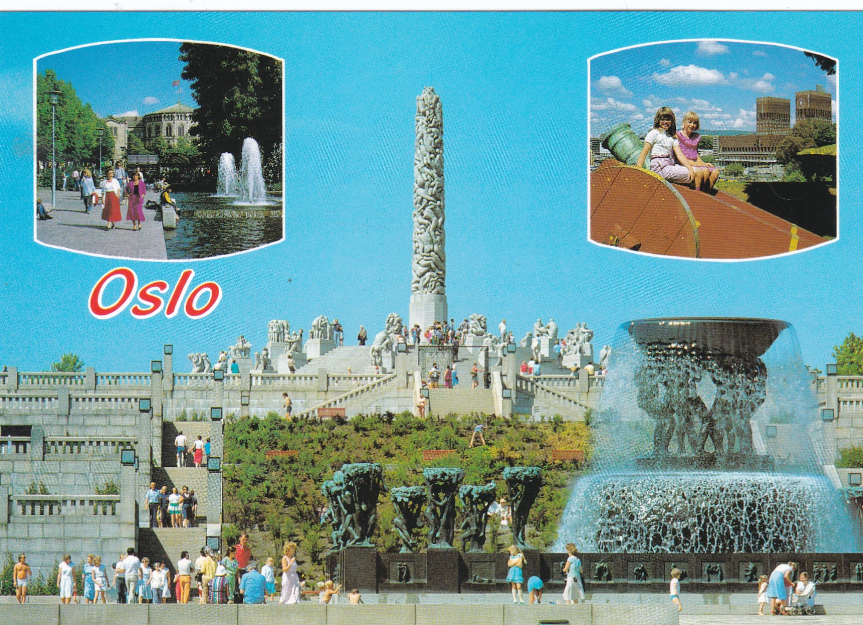 Oslo. Vigelandsparken. Aune M-12978-8