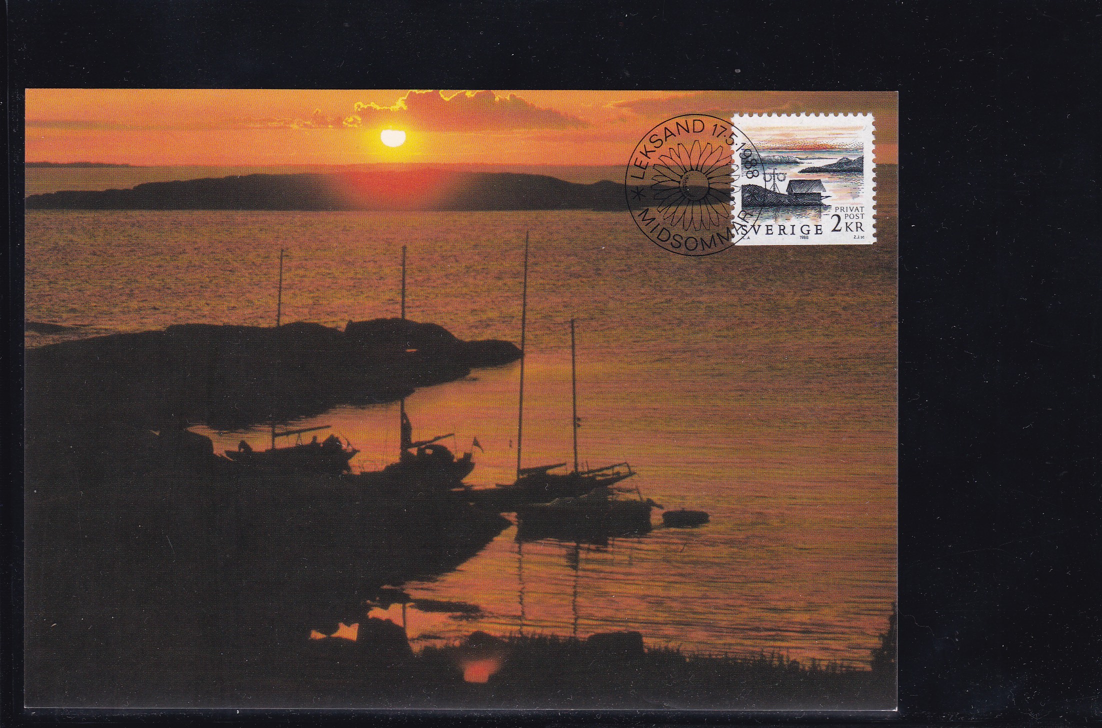 Sverige 1988. Maxikort rabattmerke. Nr 43. Midtsommer