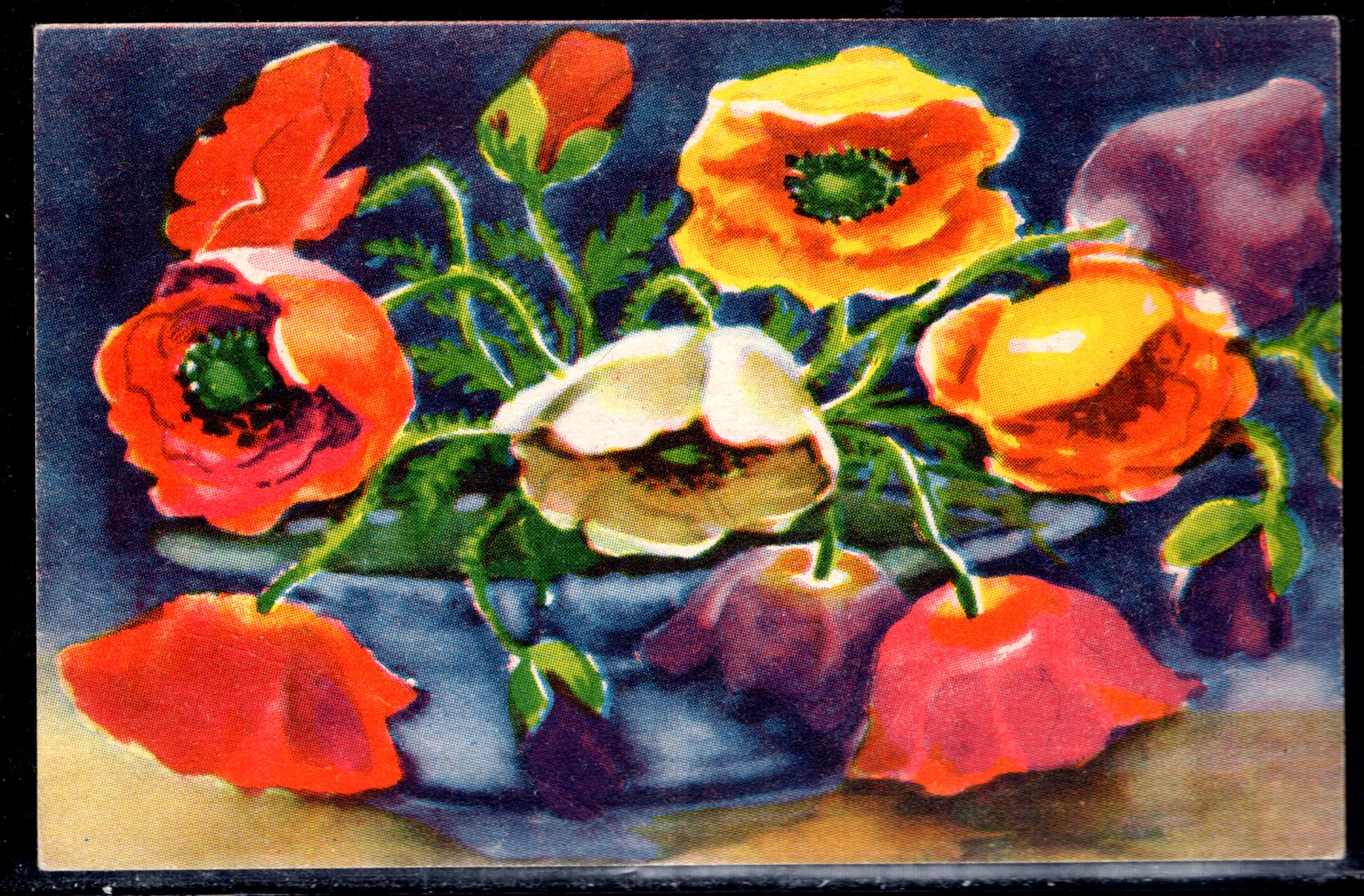Blomsterkort stemplet Ulsberg 1941 se scan