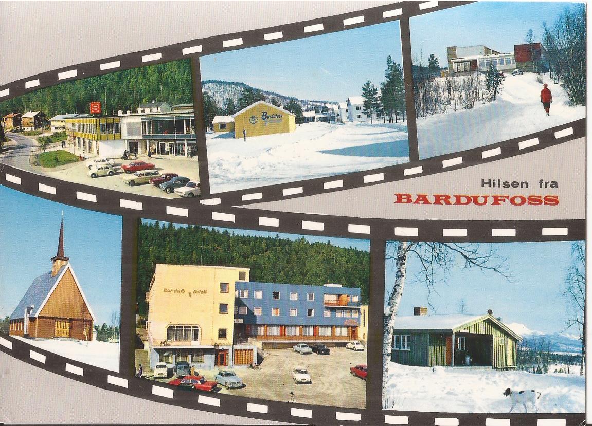 Postkort - Hilsen fra Bardufoss -