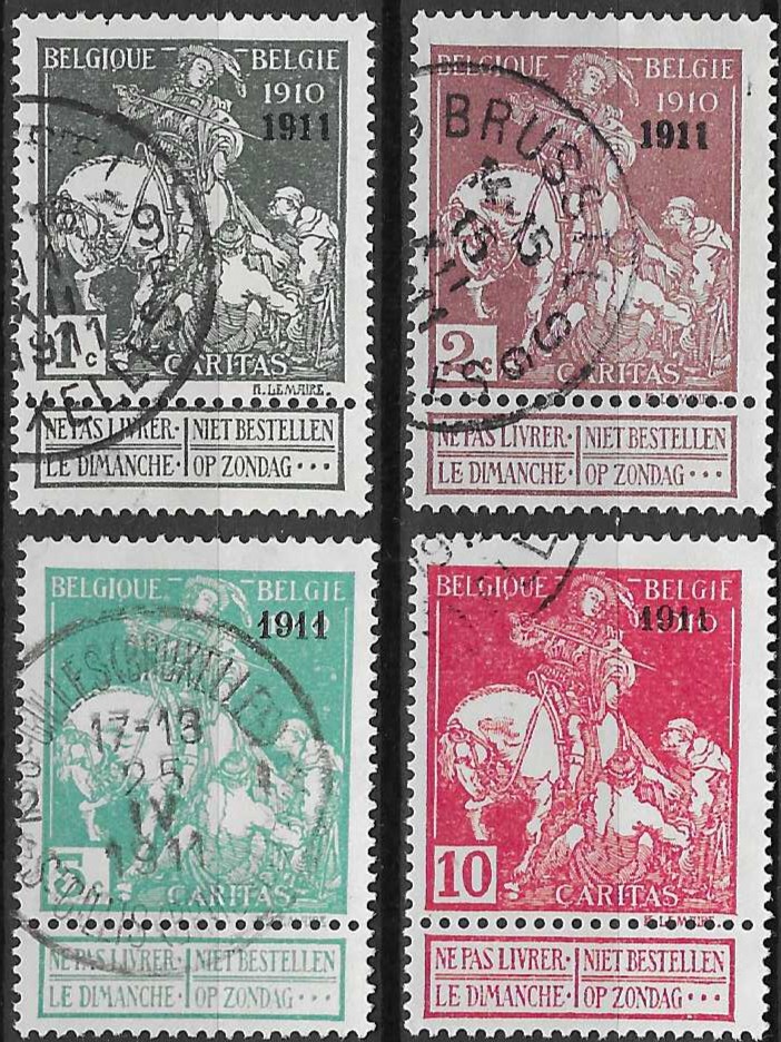 Belgia AFA 85 I - 88 I - verdi 1.050 NOK