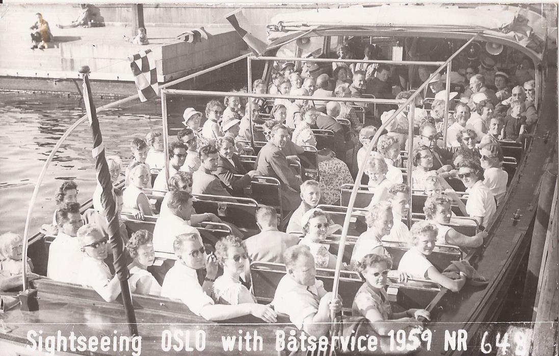 Postkort - Oslo ,sightseeing