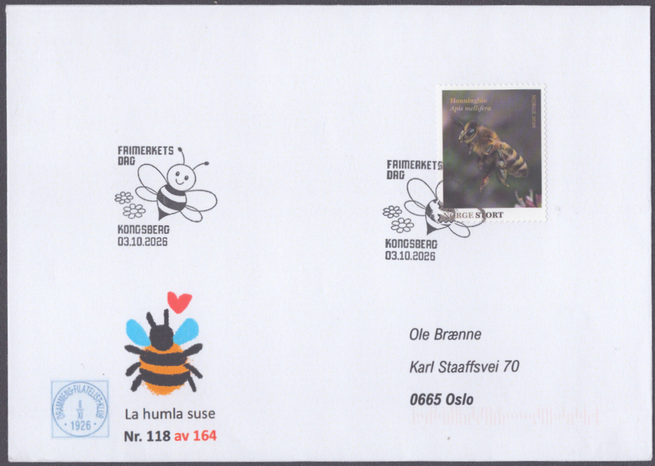 FDC 2026 NK2173 vignett DFK