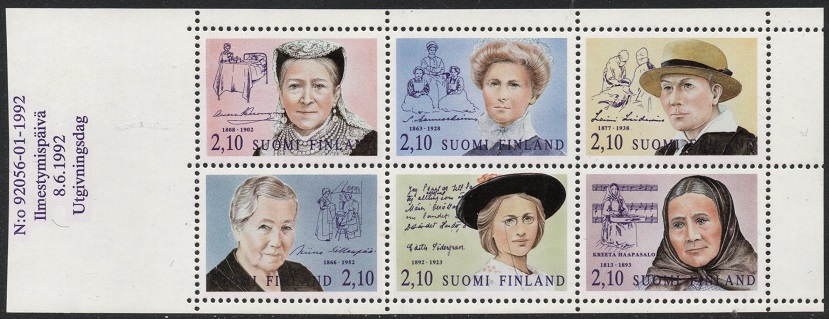 Finland Afa: 1169-74 - Kjente kvinner **