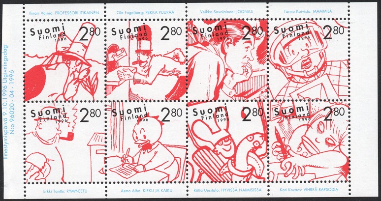 Finland Afa: 1346-53 - Tegneseriefigurer **