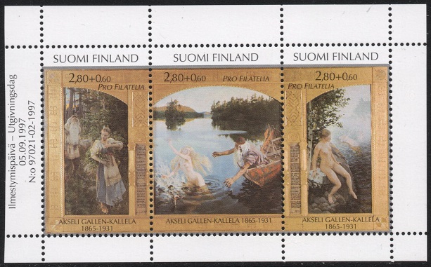 Finland Afa: 1389-91 - Pro Filatelia **