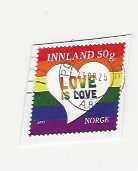 LOVE IS LOVE POSTKLIPP