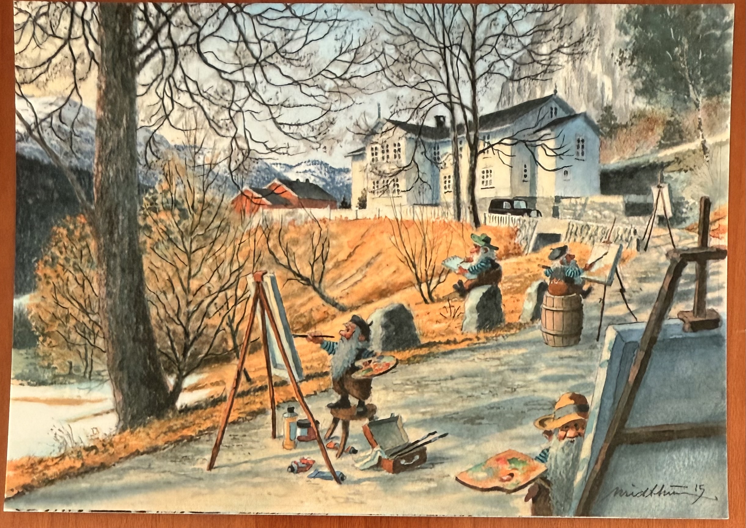 Kjell Midthun, Friluftsmalere