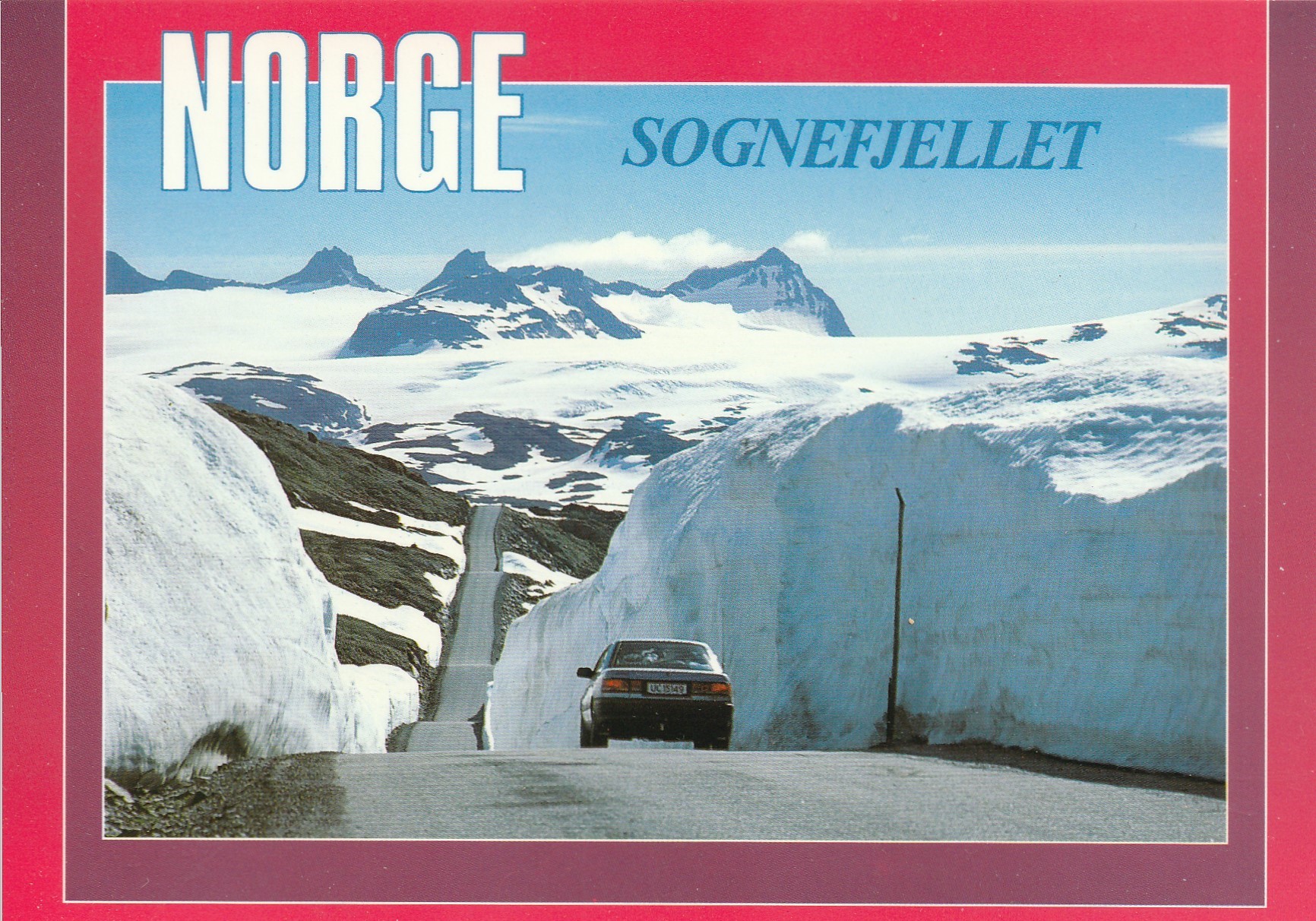 Sognefjellveien mot Smørstabbreen . Aune F-14062-1