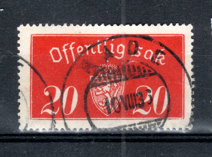 Hjelpestempel (HJ-SL) RÅDE 10 VIII 36 (ØF)