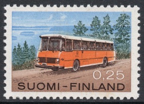 Finland Afa: 707 - Postbuss **