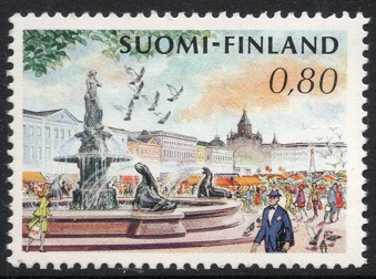 Finland Afa: 795 - Salutorget i Helsingfors **