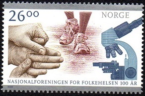 NK 1760 - Nasjonalforeningen for Folkehelsen 100 år **