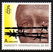 NK 1781 - Amnesty International 50 år **