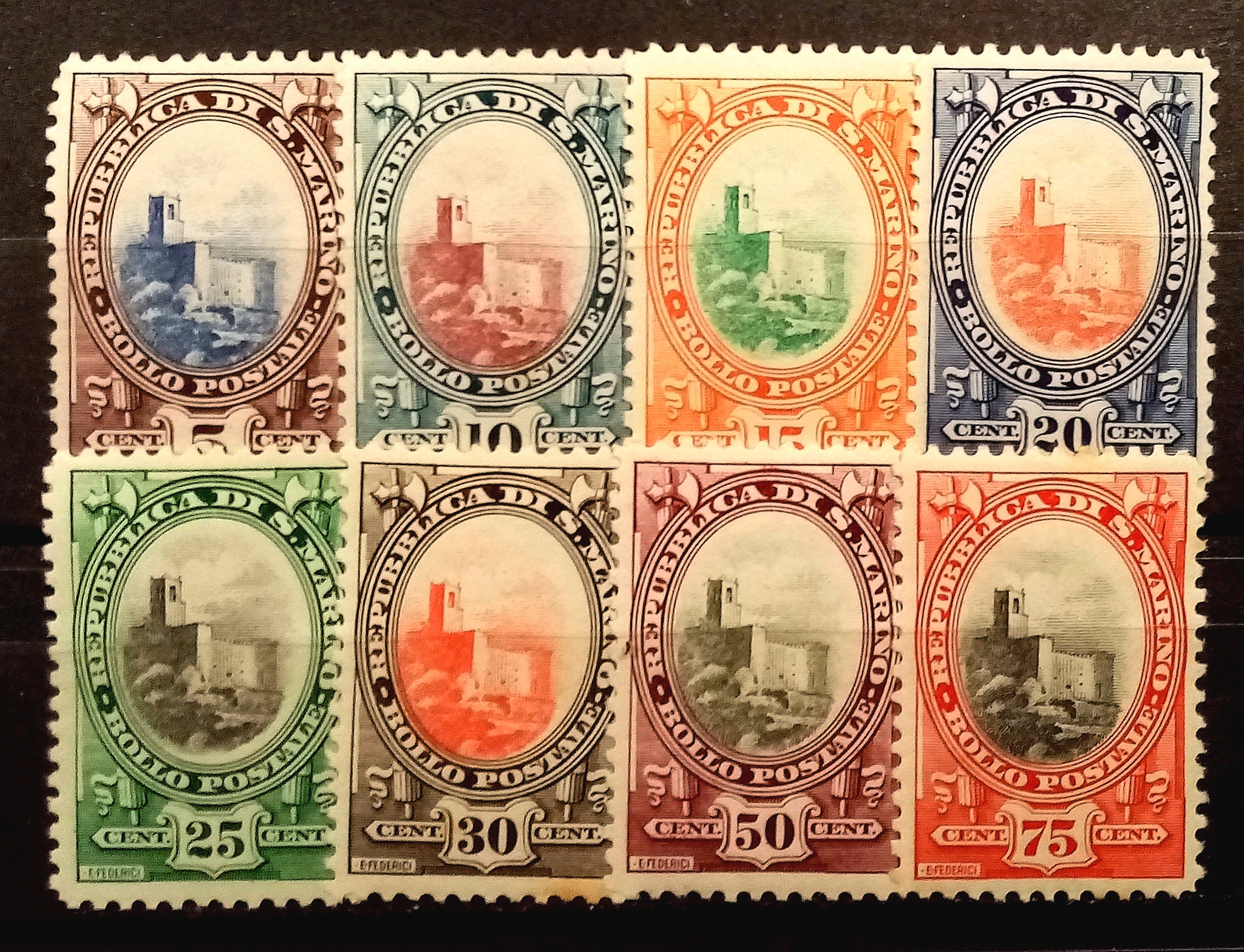 SAN MARINO -Afa : 139-146. - San Marino motiver, (1929) *