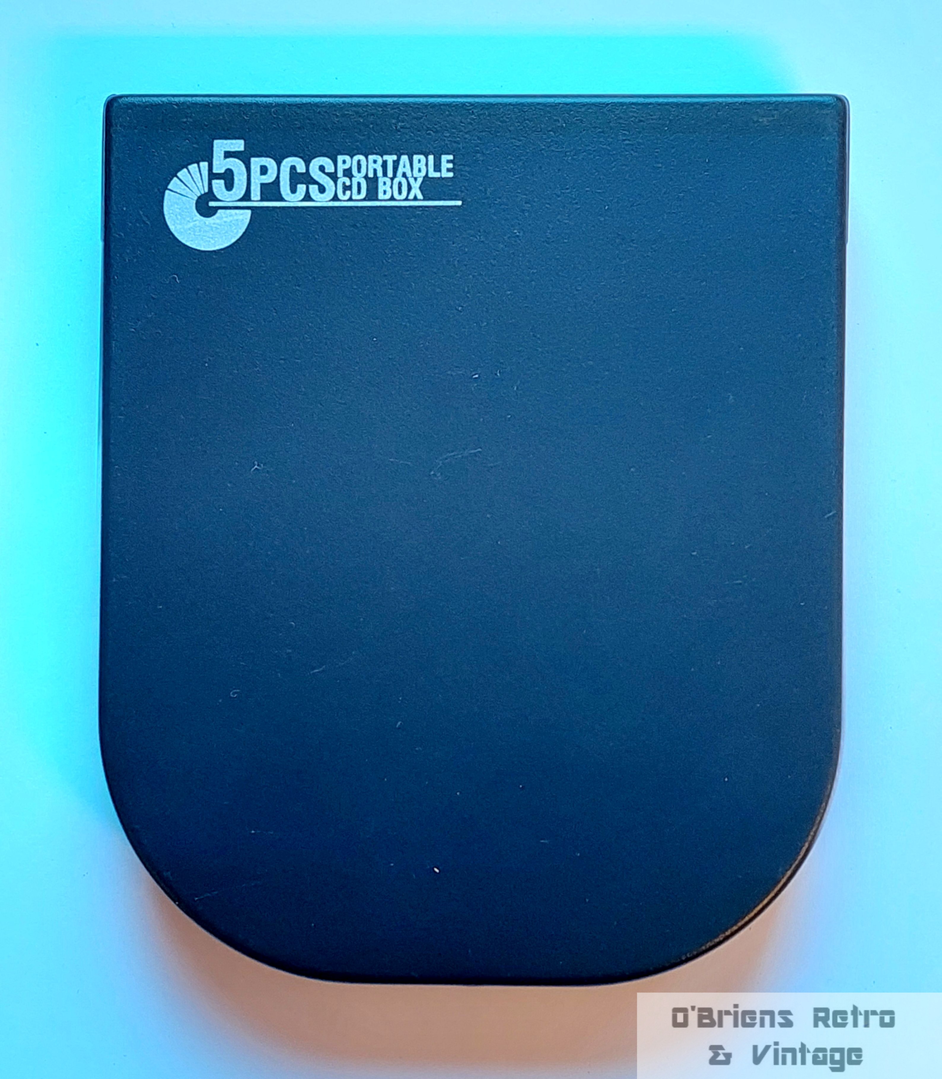 5 PCS Portable CD Box - CD-etui i hardplast - Retro