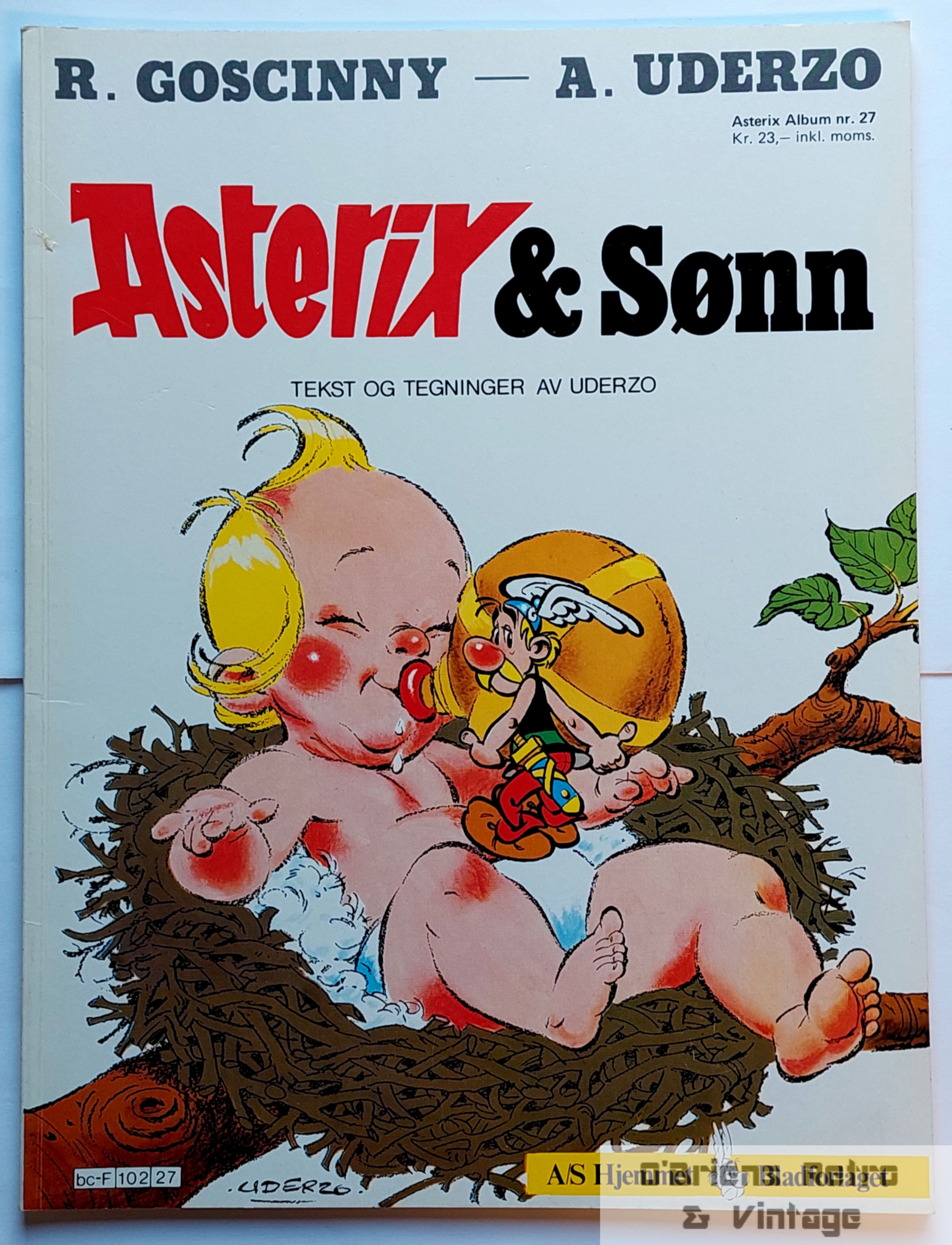 Asterix - Album nr. 27 - Asterix & Sønn - 1983