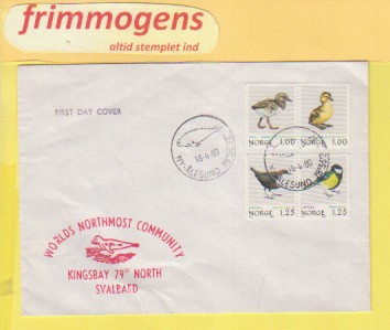 Fugler, Norge FDC NK 859-62 (49063)