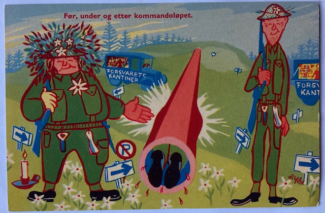 Roar YDSE militærhumor soldater Kommandoløp