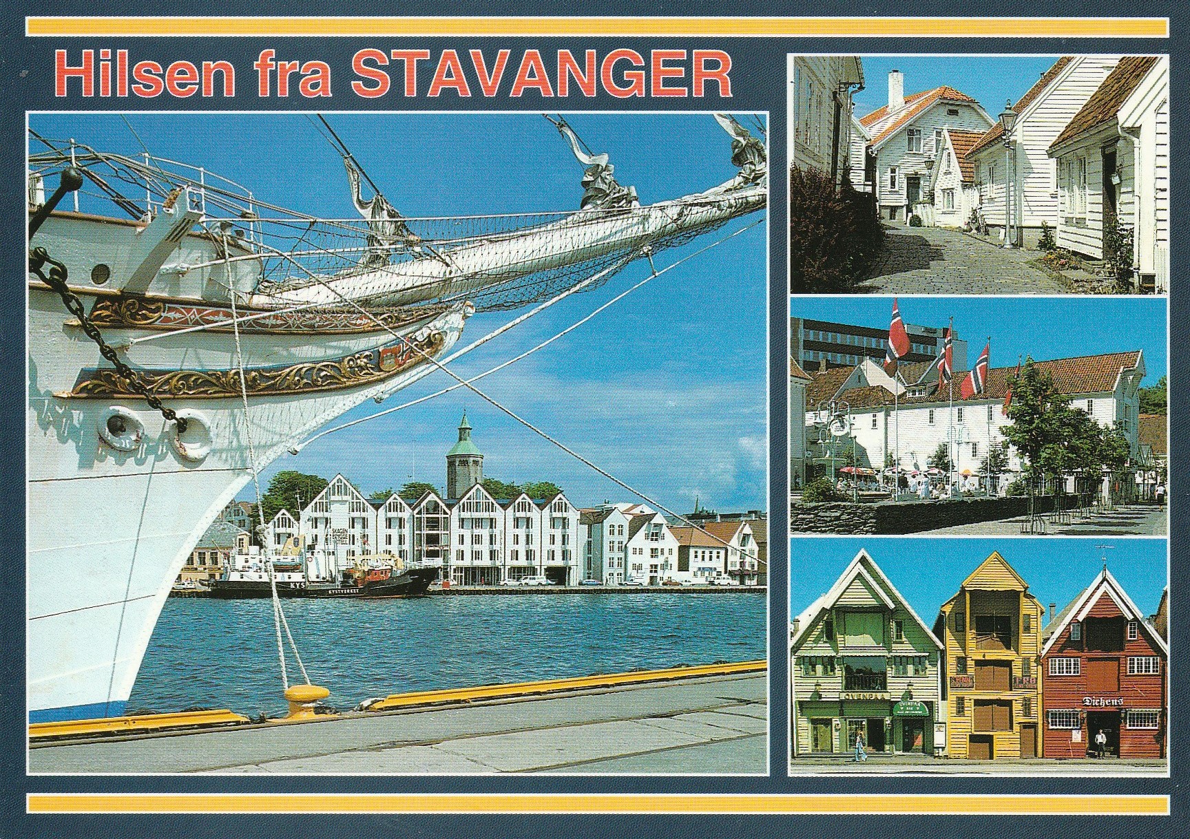 Hilsen fra Stavanger . Aune M-15088-3
