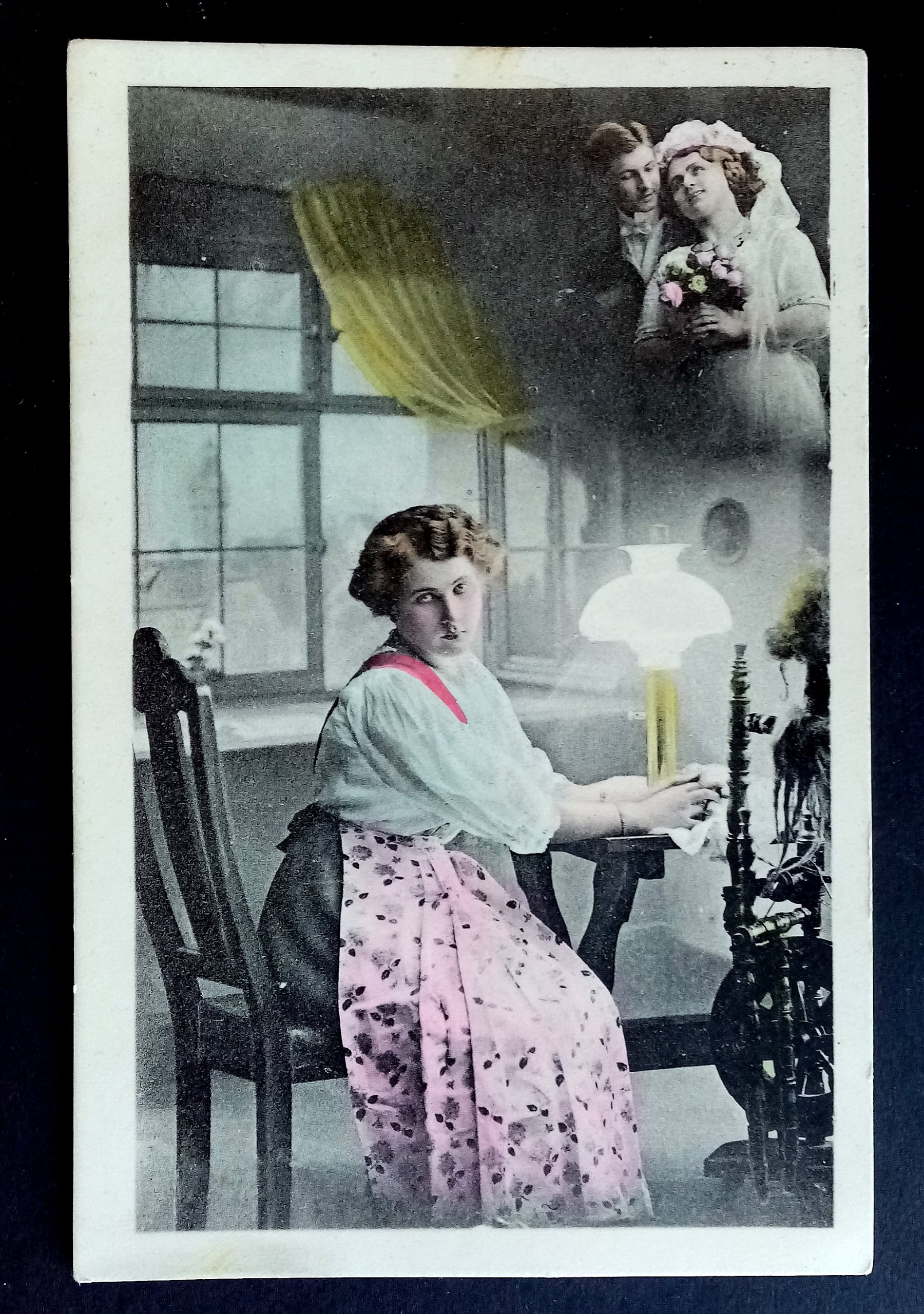 NORGE - Kvinne drømmer om giftermål. (1912-13)