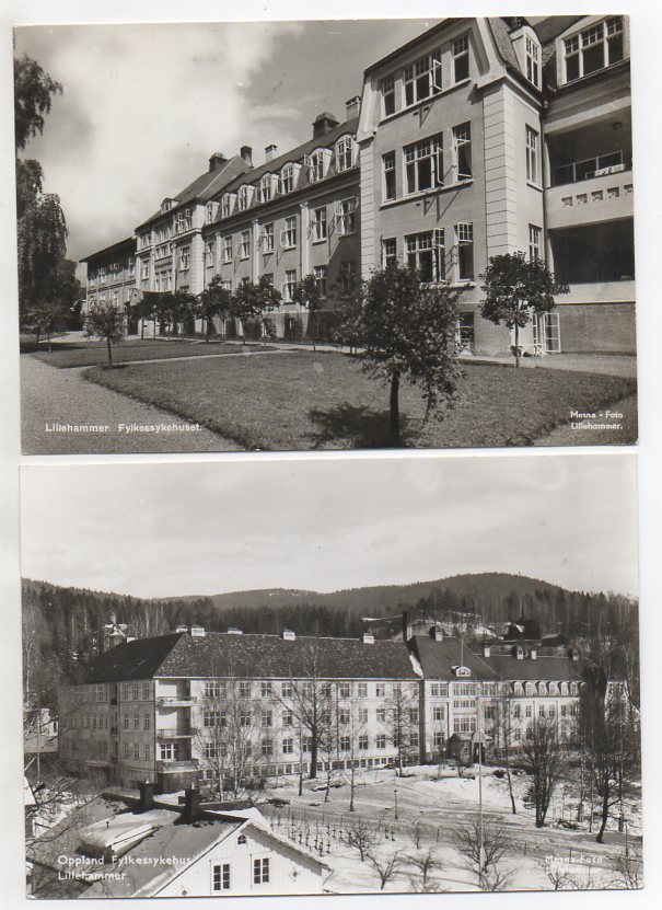 Lillehammer Fylkessykeshus 2 storformat S/H, et brukt