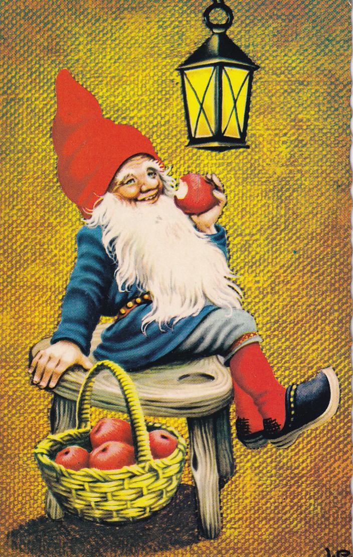 Nisse på stol.  (Lars Carlson)