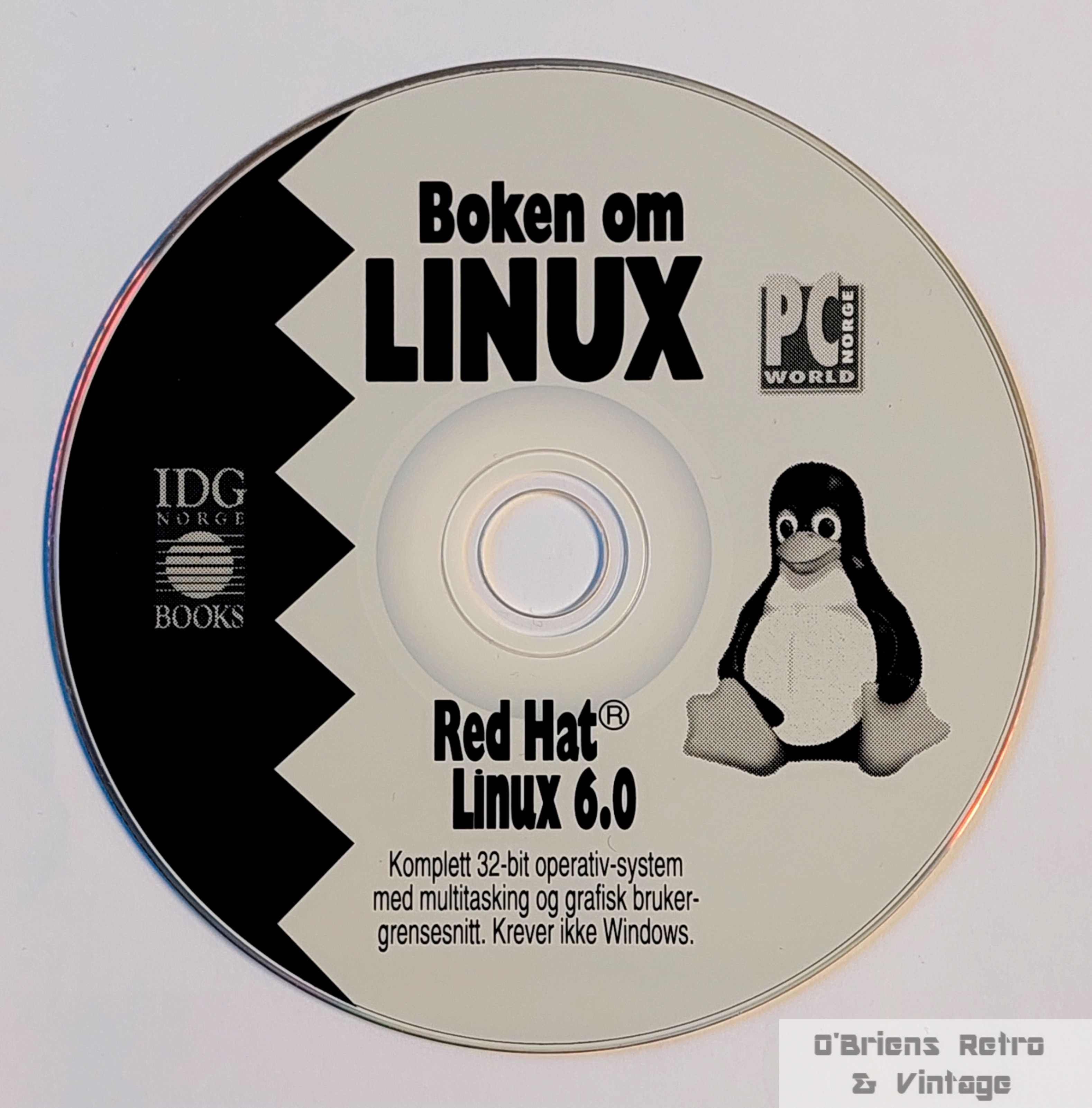 Red Hat Linux 6.0 - Boken om Linux - IDG Books - PC World Norge - 1999