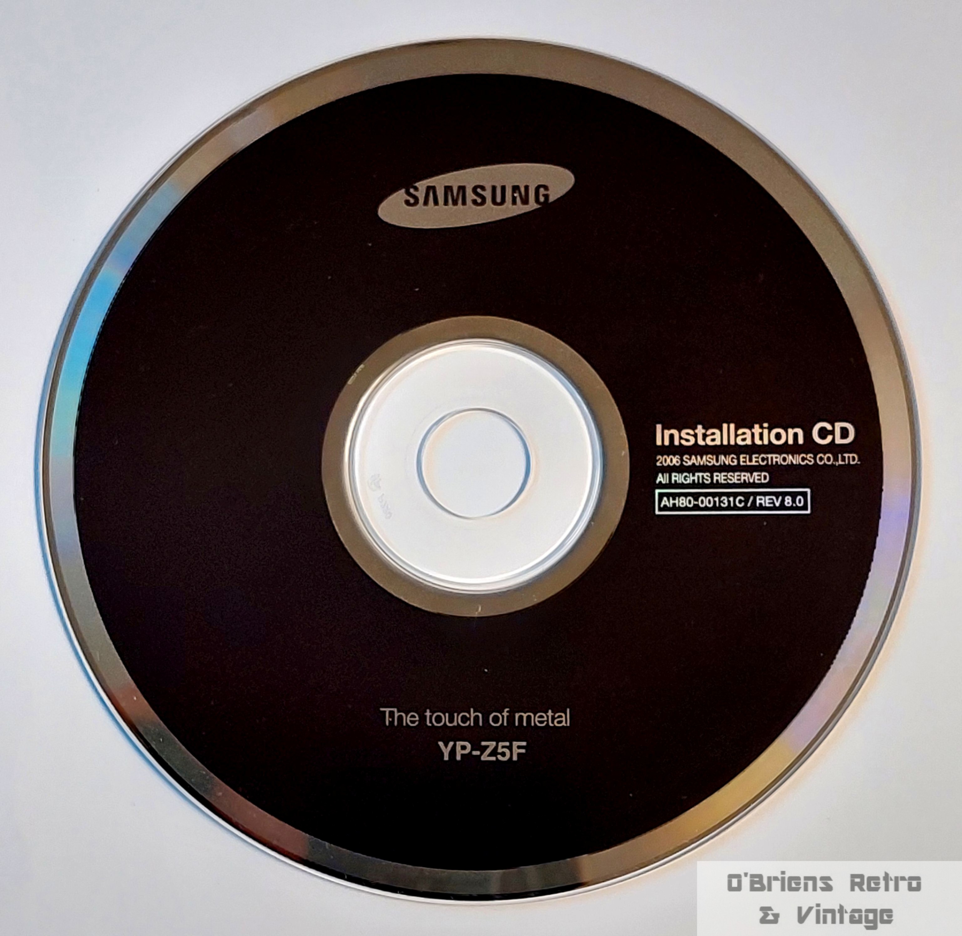Samsung YP-Z5F MP3-spiller - Installation CD - 2006