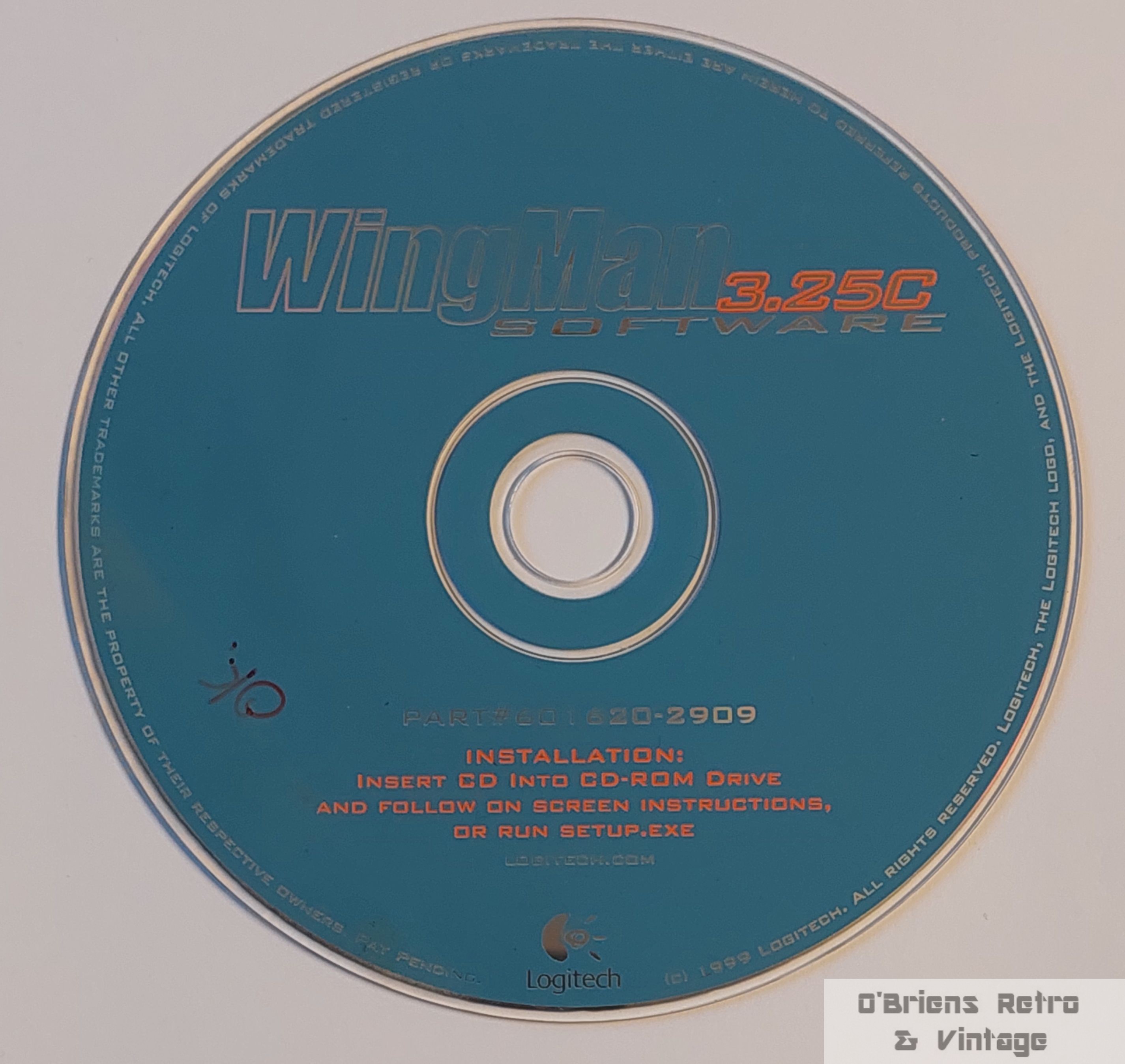Logitech WingMan Software 3.25C - 1999 - PC CD-ROM