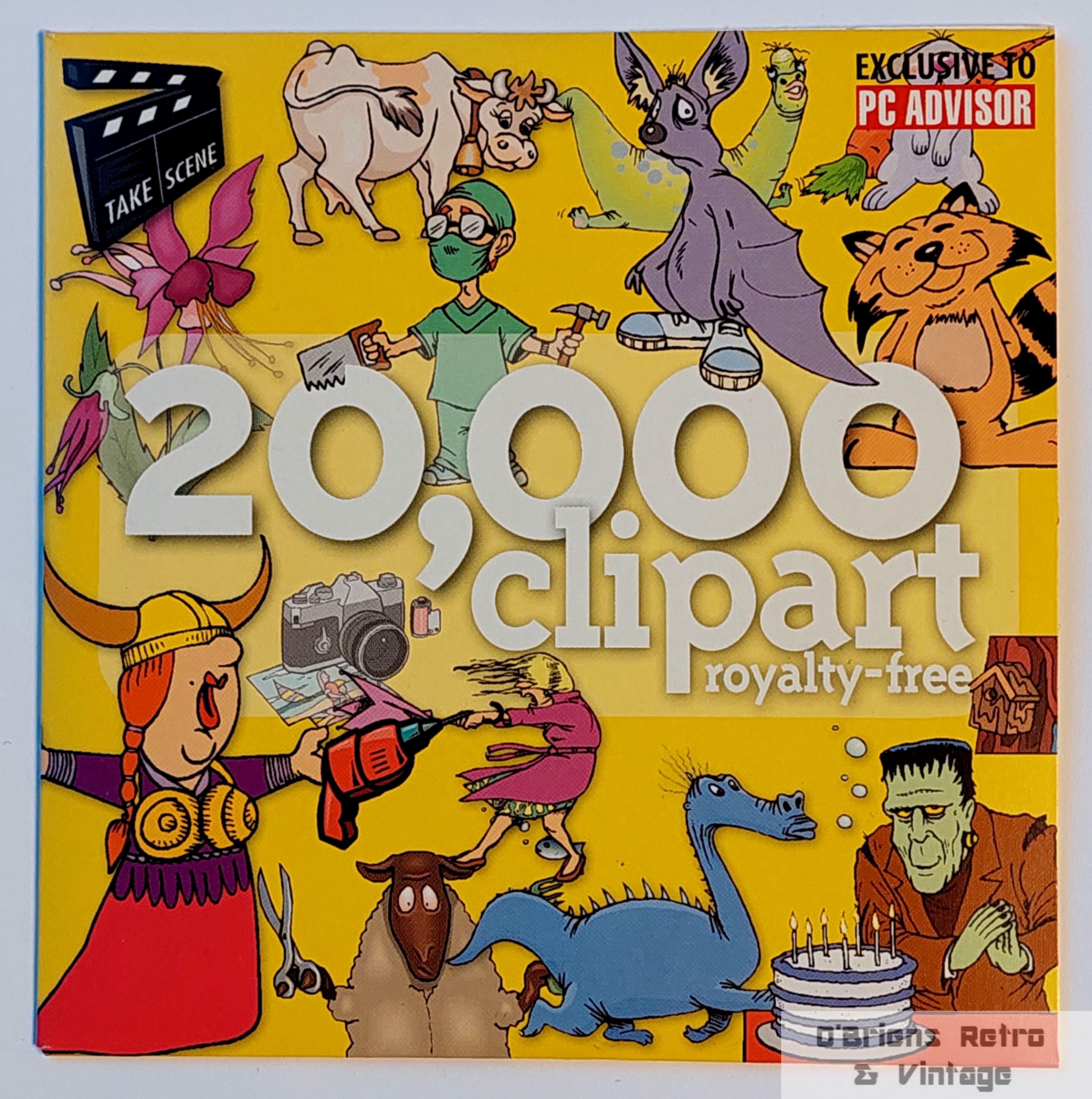 20,000 Clipart & Programvare - PC Advisor Cover Disc - 2001 - PC CD-ROM