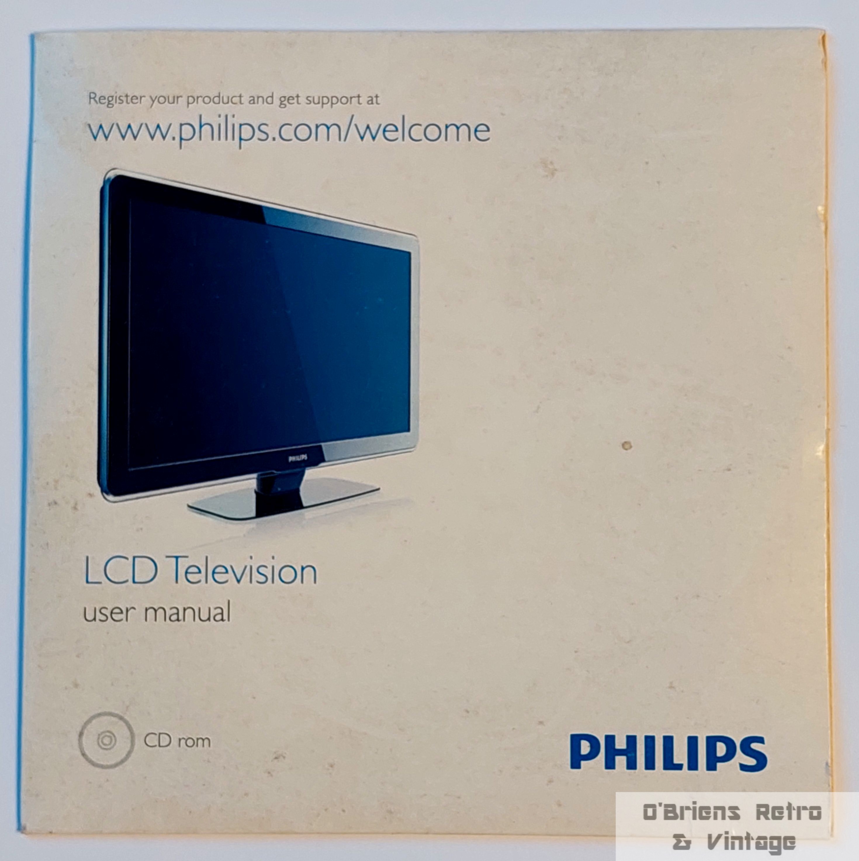 Philips LCD Television User Manual CD - 2007 - Med pappsleeve
