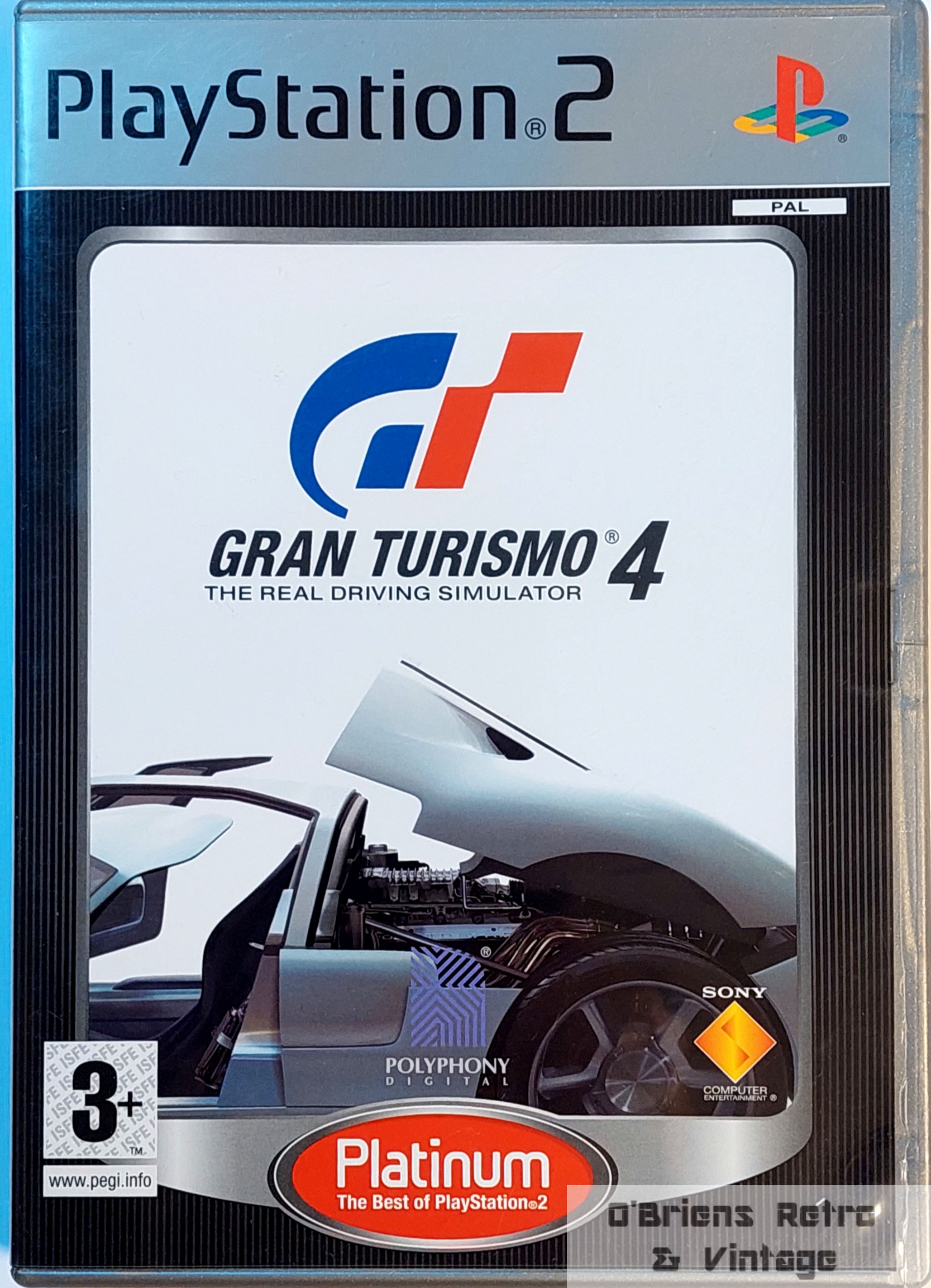 Gran Turismo 4 - The Real Driving Simulator - Platinum - PlayStation 2