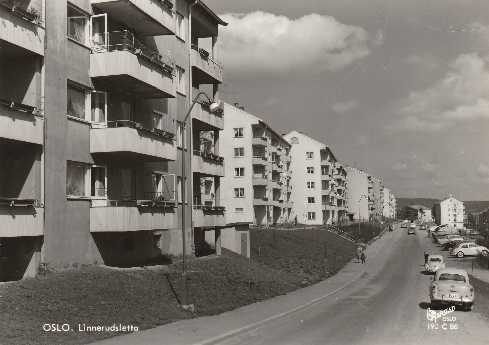 Oslo . Linnerudsletta . Harstad 190 C 86