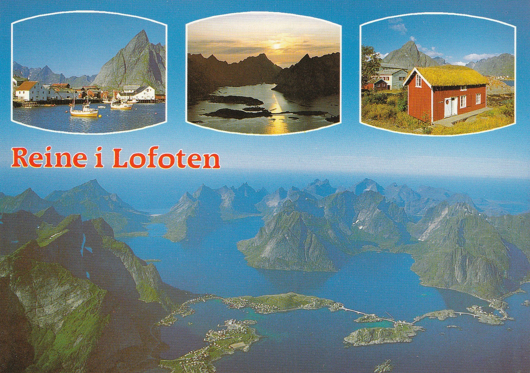 Reine i Lofoten . Aune M-12906-8