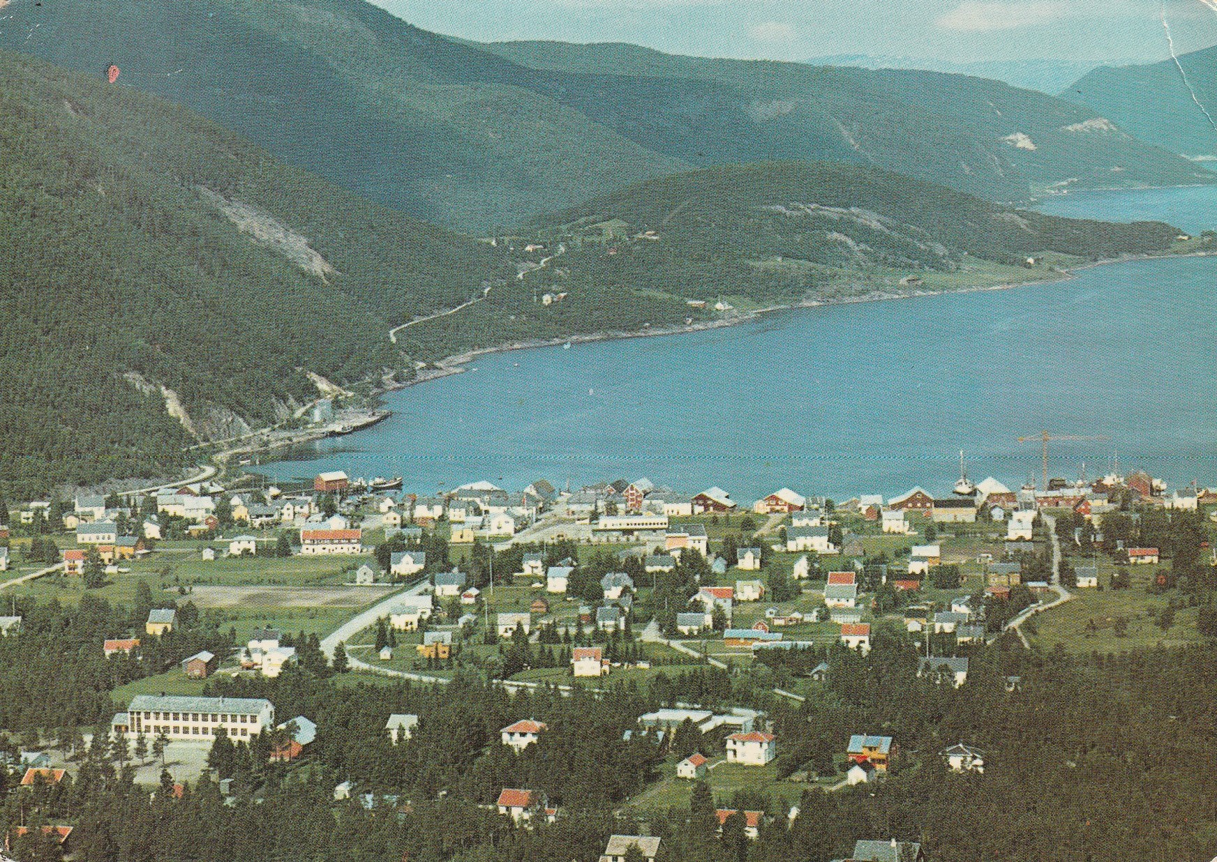 Eldre kort : Parti fra Rognan . Norrønafly 171554 2618