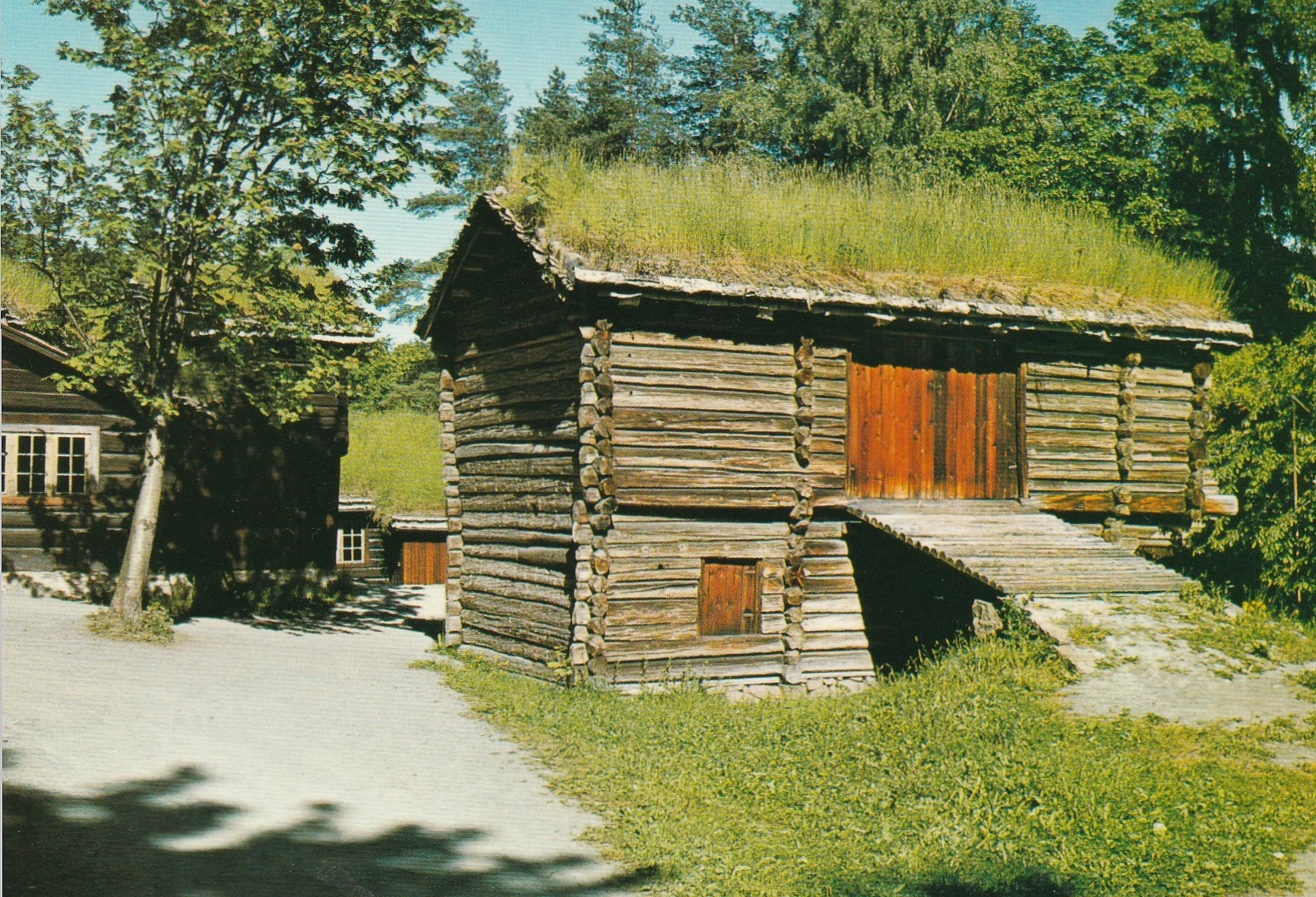 Oslo . Norsk Folkemusum , Bygdøy . Aune F-7027-4