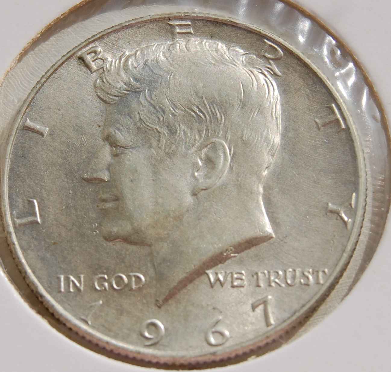 HALF DOLLAR 1967. SØLV