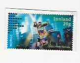 RIDDU RIDDU FESTIVAL POSTKLIPP U/STEMPEL