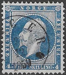 Norge NK 4 BERGEN - verdi 130 NOK