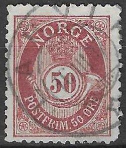 Norge NK 64X LARVIK - verdi 275 NOK