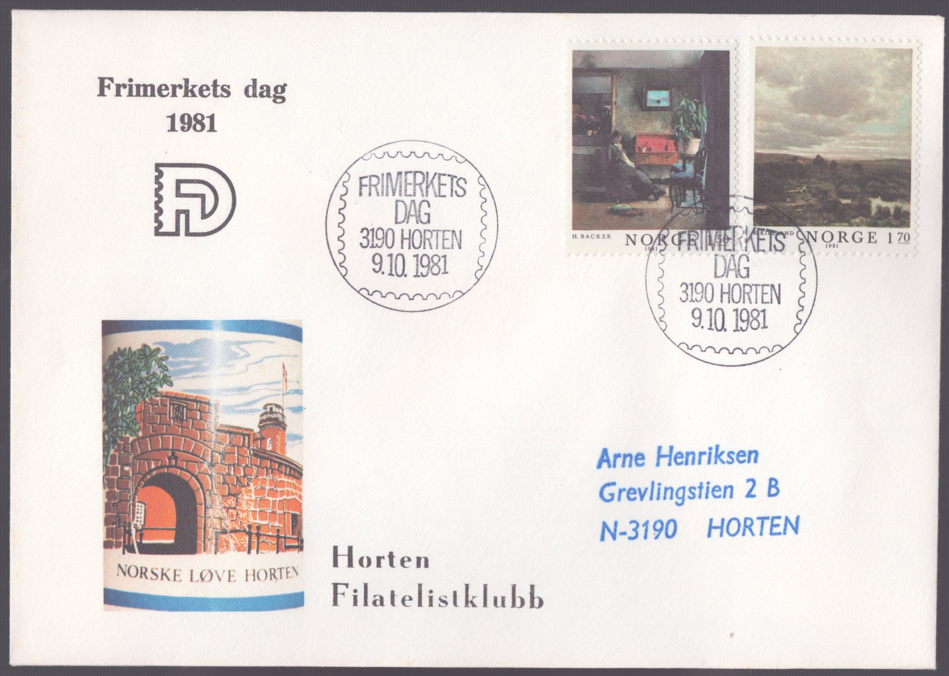 FDC 1981 NK895-NK896 vignett 19