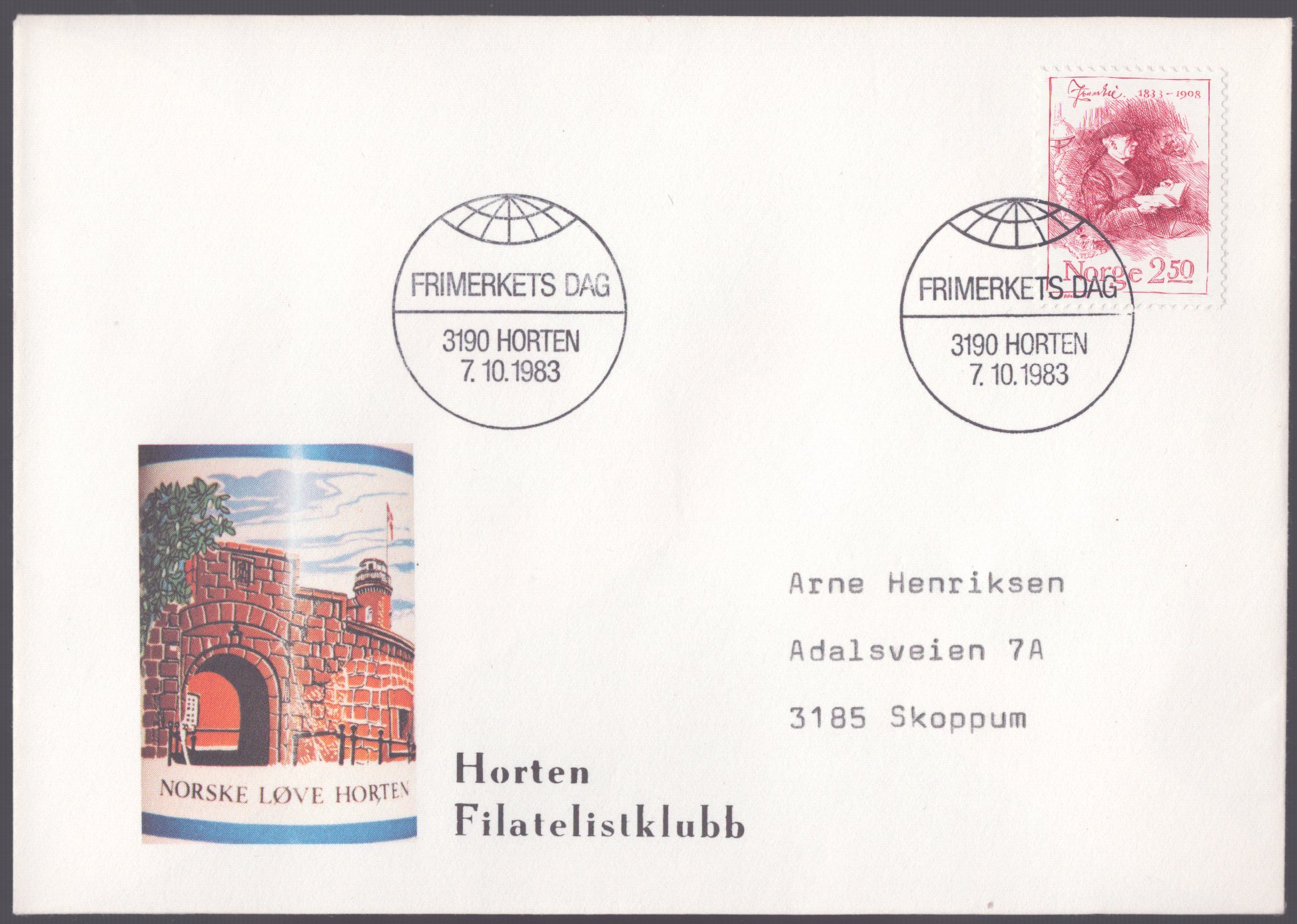FDC 1983 NK938 vignett 53