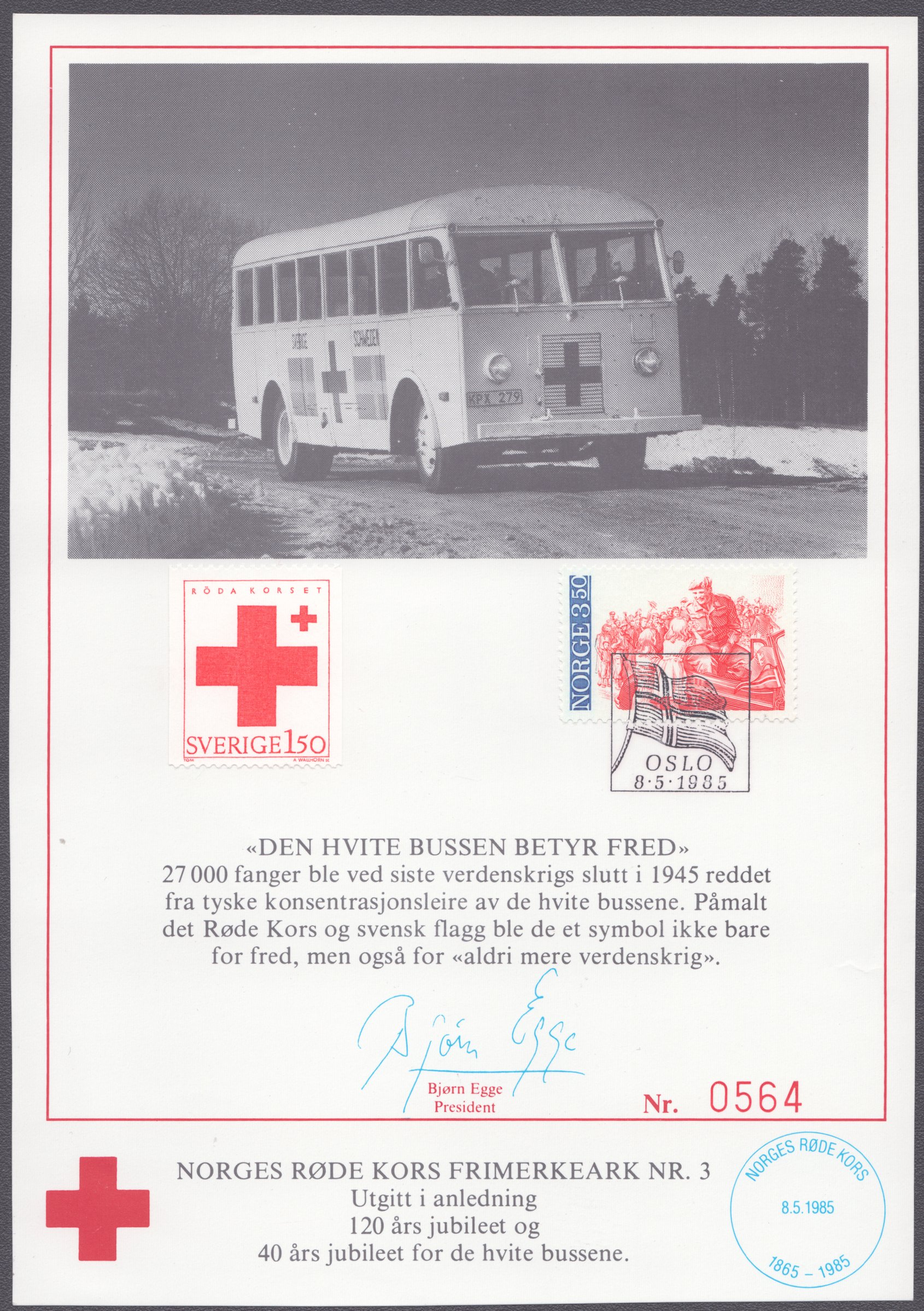 FDC 1985 NK968 vignett 10
