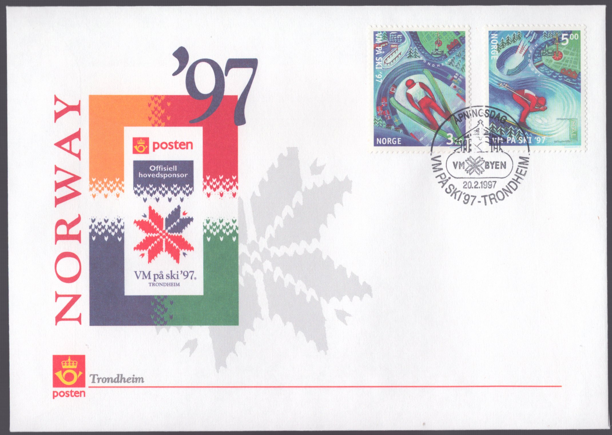FDC 1997 NK1291-NK1292 vignett 11