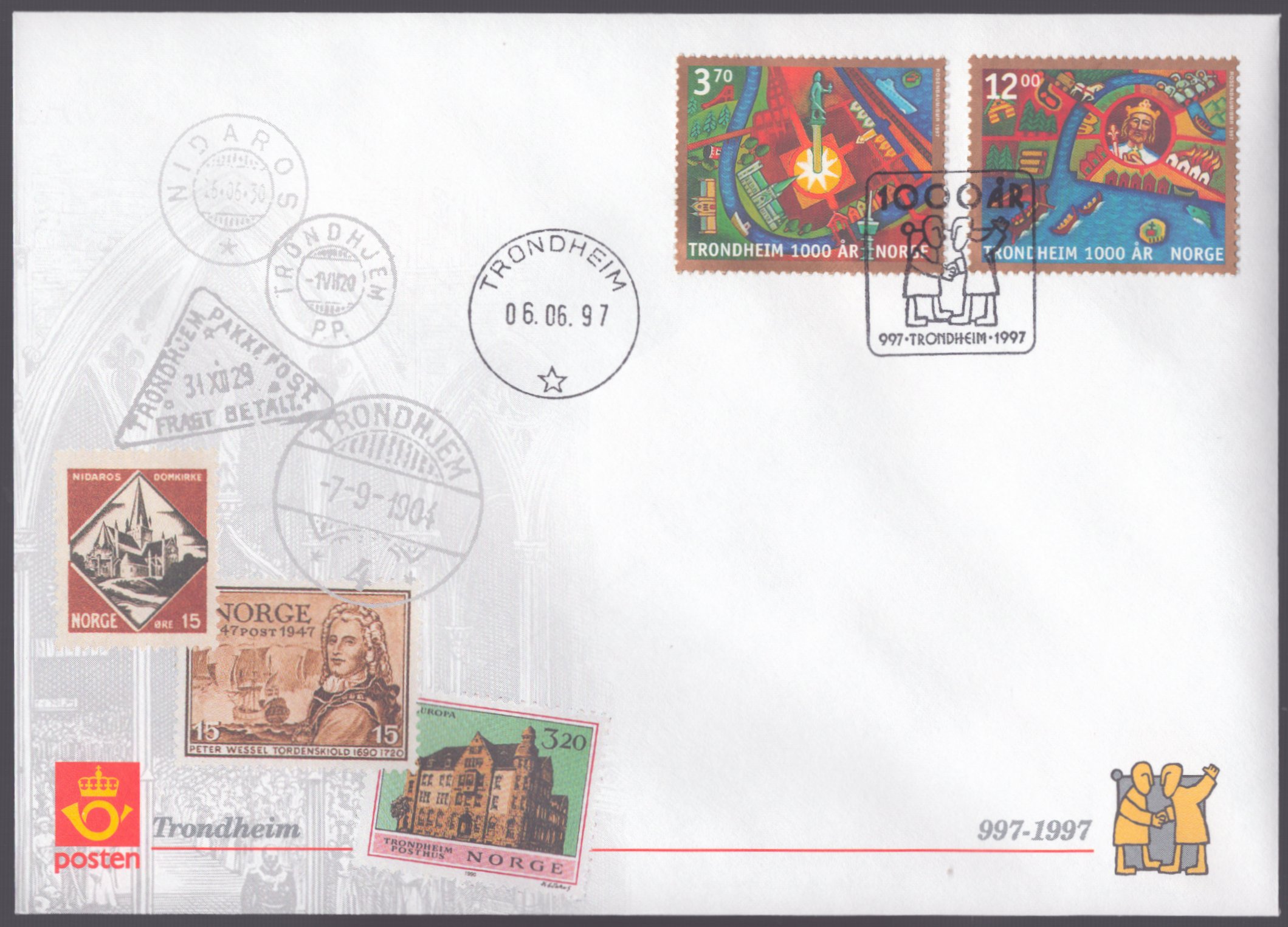 FDC 1997 NK1306-NK1307 vignett 4