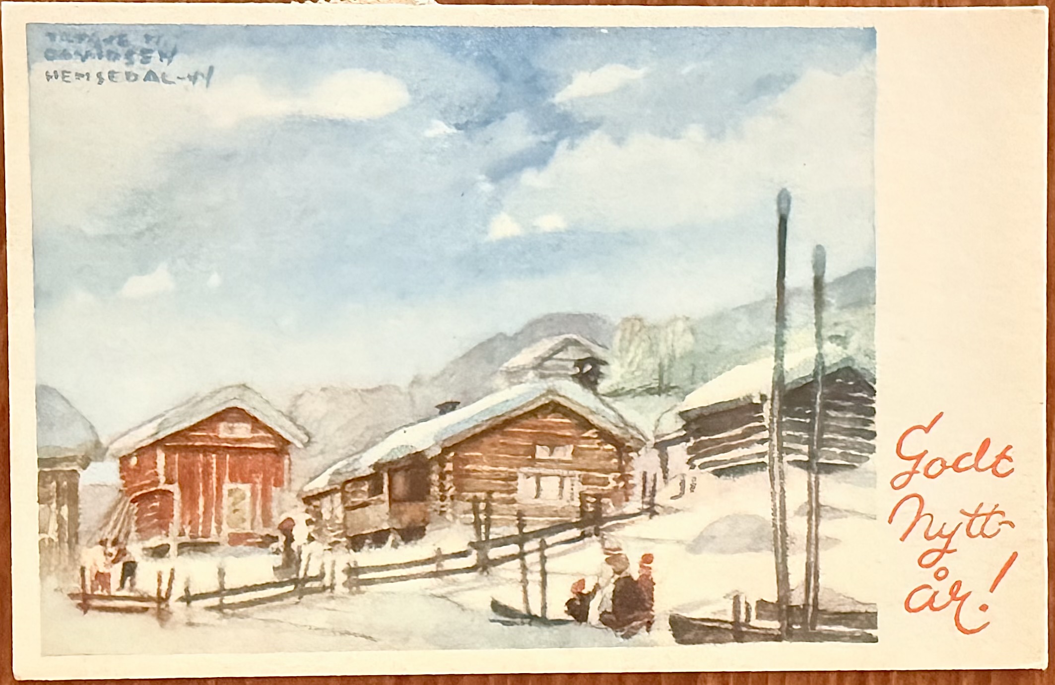 Davidsen, OPPI 595/4, Godt Nyttår, ÅLVUNDEID -48