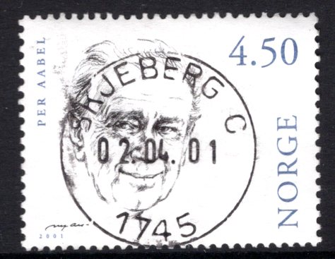 NK 1416 praktstemplet Skjeberg C 2001 se scan