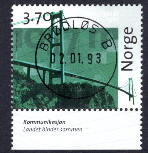 NK 1301 luksstemplet Brødløs B 1998 se scan