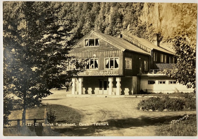 BANDAK Turisthotell Dalen i Telemark br. 1950-tall